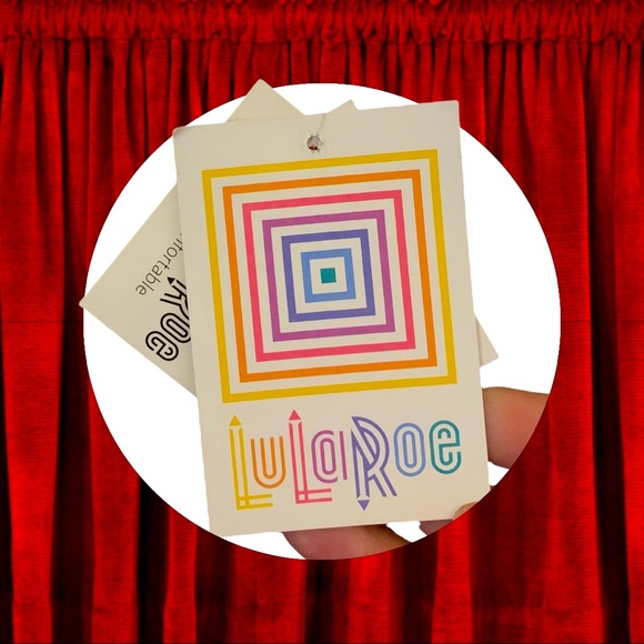 NWTS! Beautiful Red Dress Maurine by Lu LaRoe - Picture 5 of 8